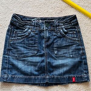 Esprit Dark Blue Denim Mini Skirt